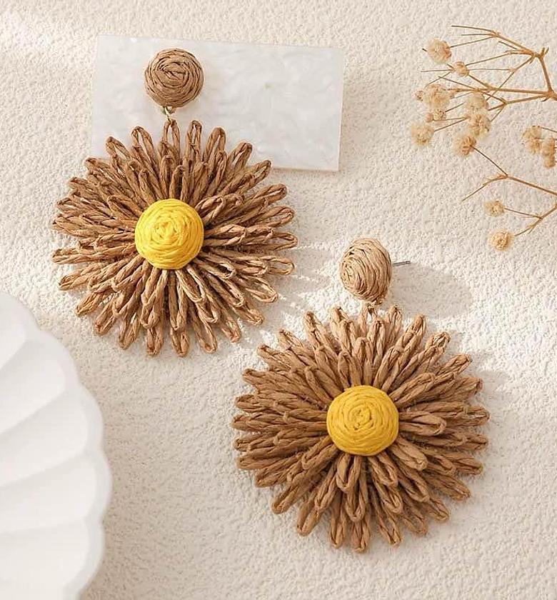 Raffia Earrings image