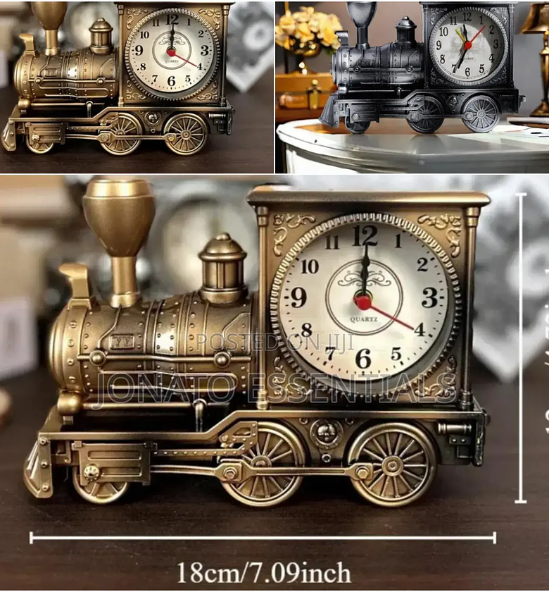 Retro Locomotive Alarm Clock image