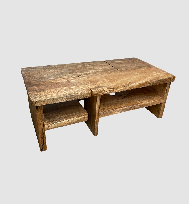 Multi-Level Nesting Wood Tables. image