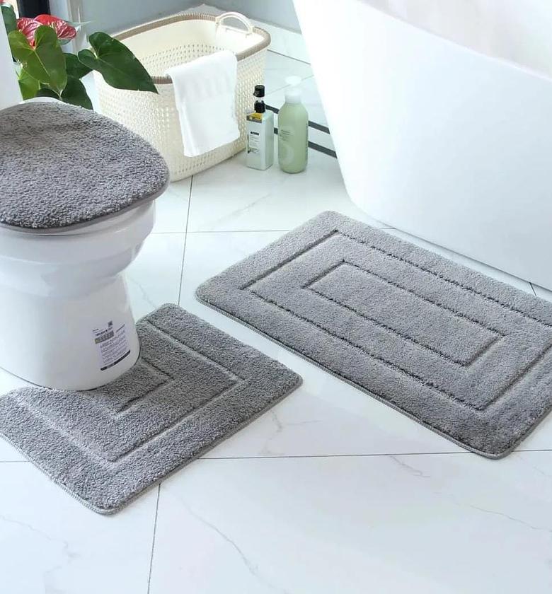 3pcs Bathroom mat image