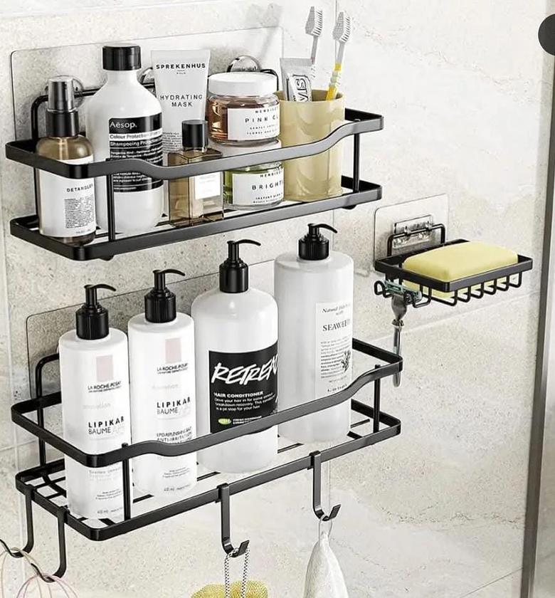 3 pcs Shower caddy shelf image