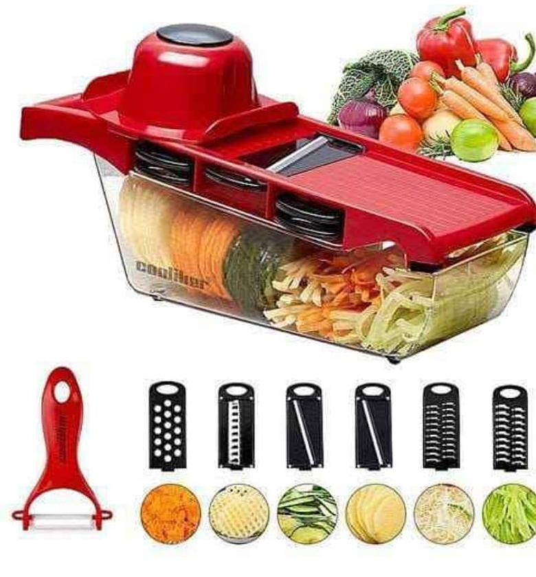 SLICER/GRATERS. Super Value Mandoline Vegetable Cutter Chopper  image