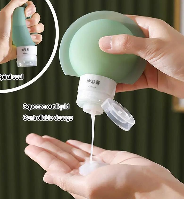 3Pcs/Set Silicone Bottle Lotion Container image