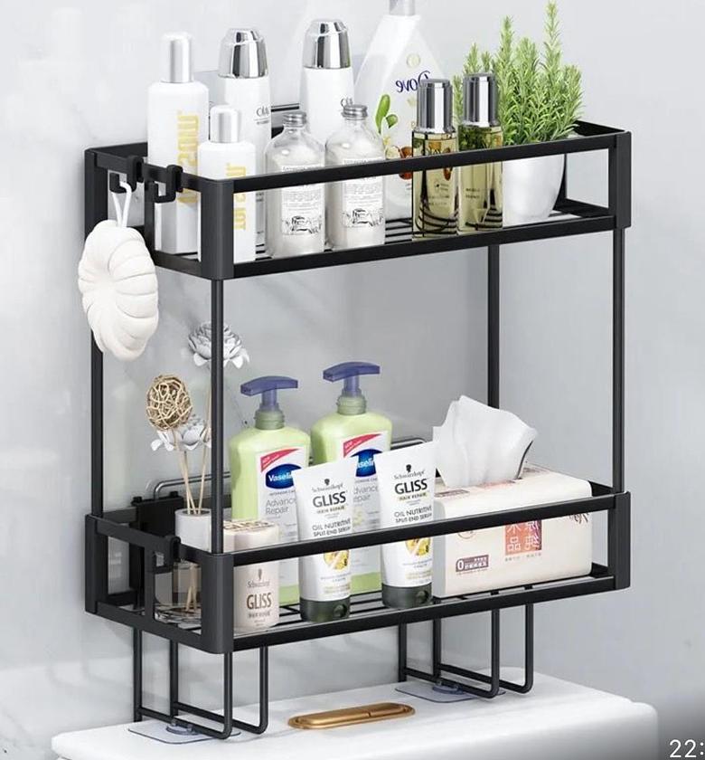 Restocked Over the toilet rack  Space saving rack   image