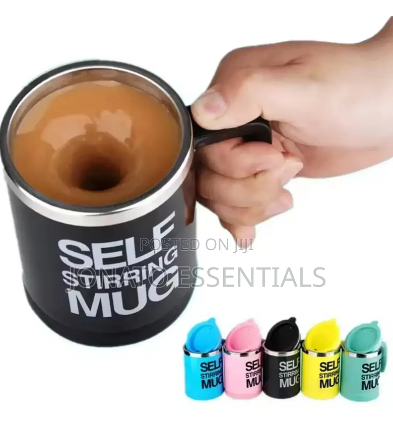 Self Stirring Mug, Automatic Coffee Mixing Cup, Travel Mug image
