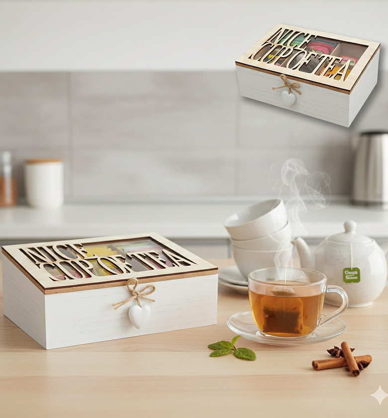 Wooden Tea Bag Holder image