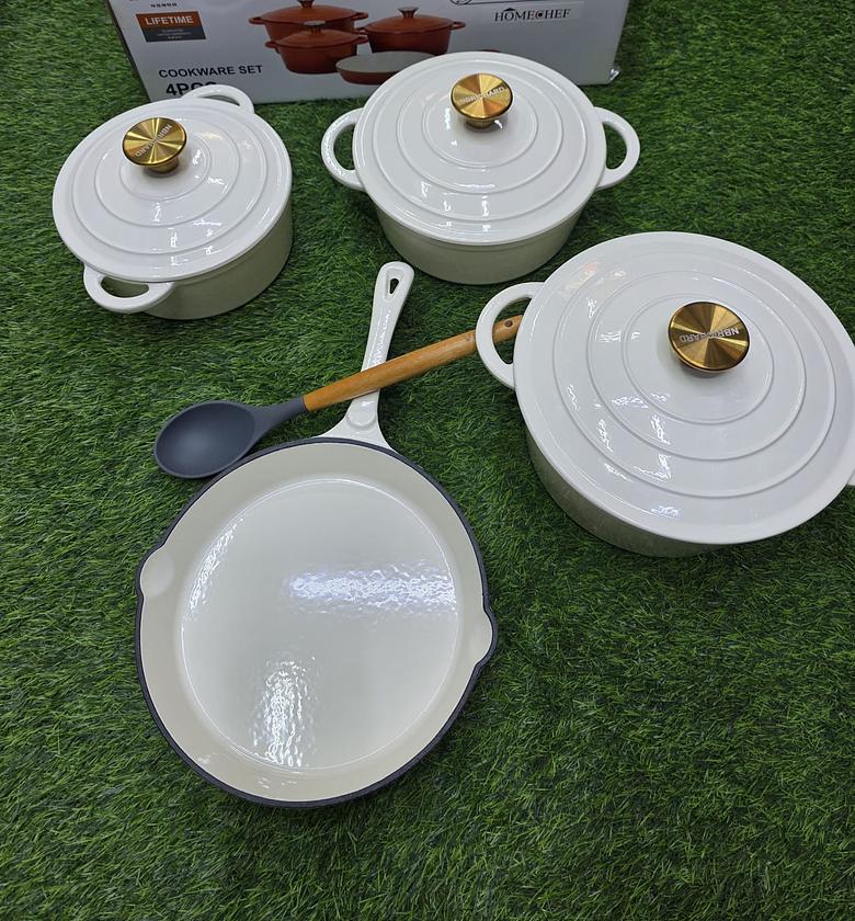 Heritage Enamel Cast Iron 7-Piece Cookware Set image