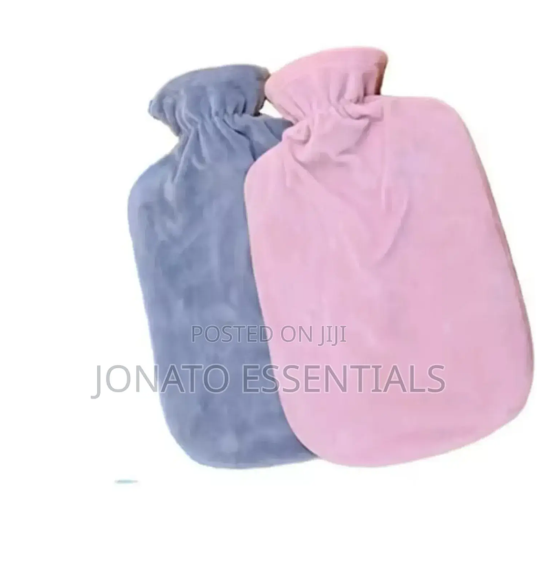 Plush Hot Water Bottle, Pain Relief, Warmth, Comfort, Cozy image