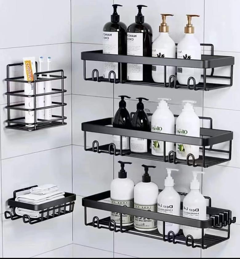 5pcs set Shower caddy shelf/Bathroom organizer image