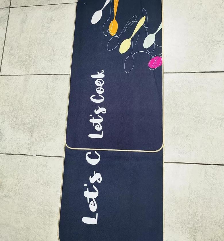 2 pcs Rubber Kitchen Mats image