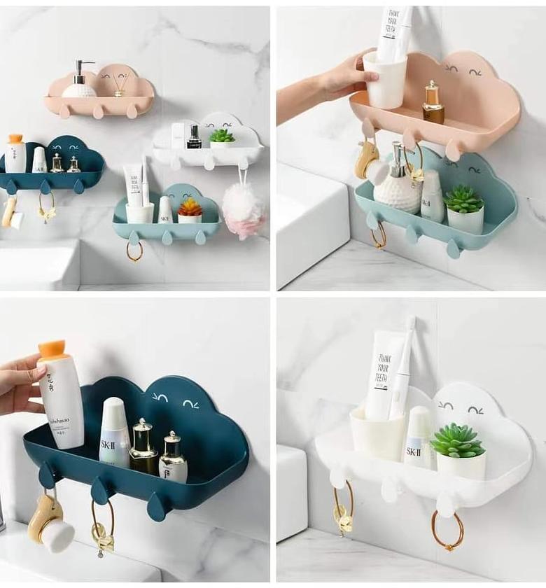 Cloud Shaped Bathroom Storage Organizer image