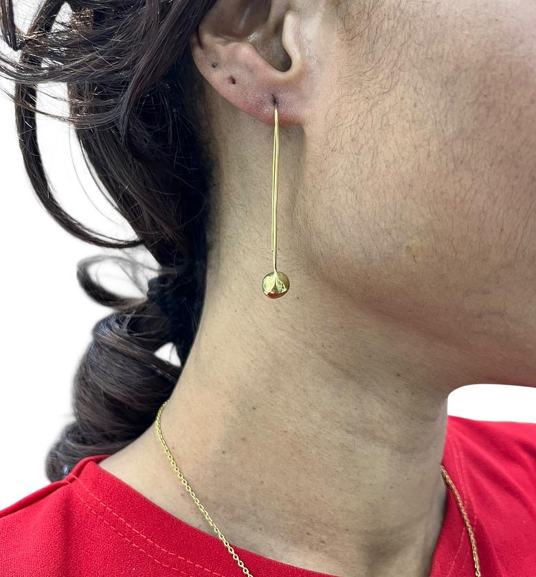 Lulu Brass Earrings  image