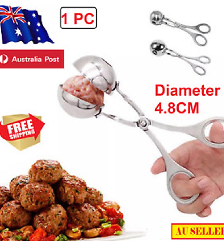 Stainless Steel Meatball Shaper Scissors image