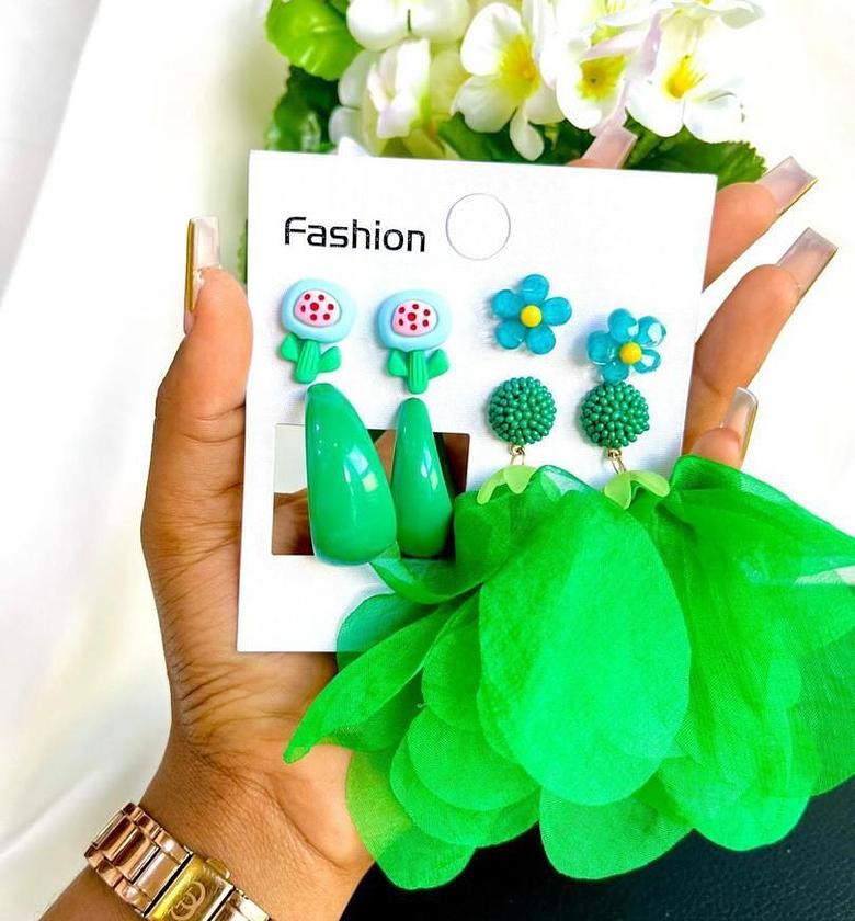 Resin earrings image