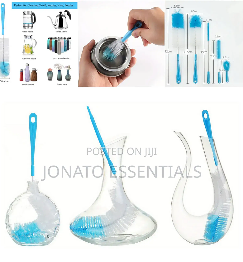 5 Pieces Bottle Cleaning Brushes Set image