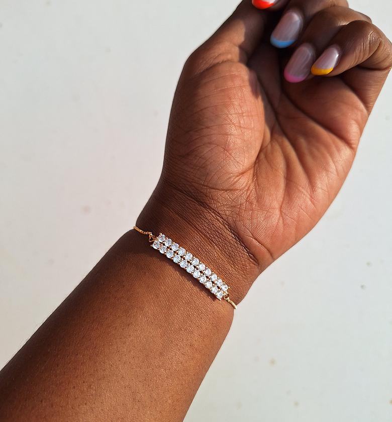 Drawstring design Hypoallergenic, non-tarnish, and anti-fading Gold Coated Bracelet✨️ KES 1200/= image