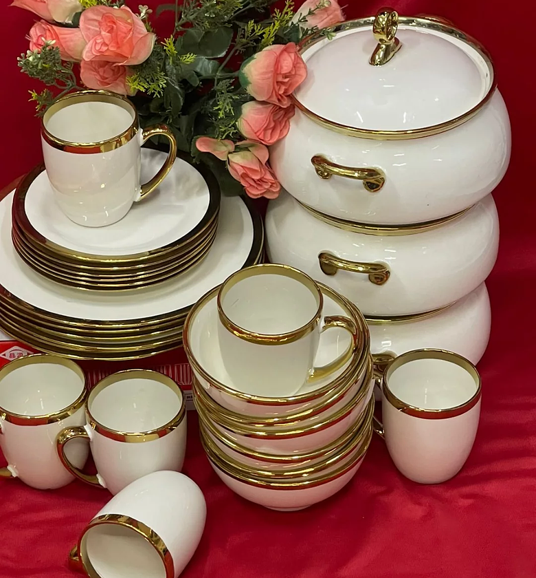 Harmony Gold-Trim 36-Piece Dining & Serving Ensemble image