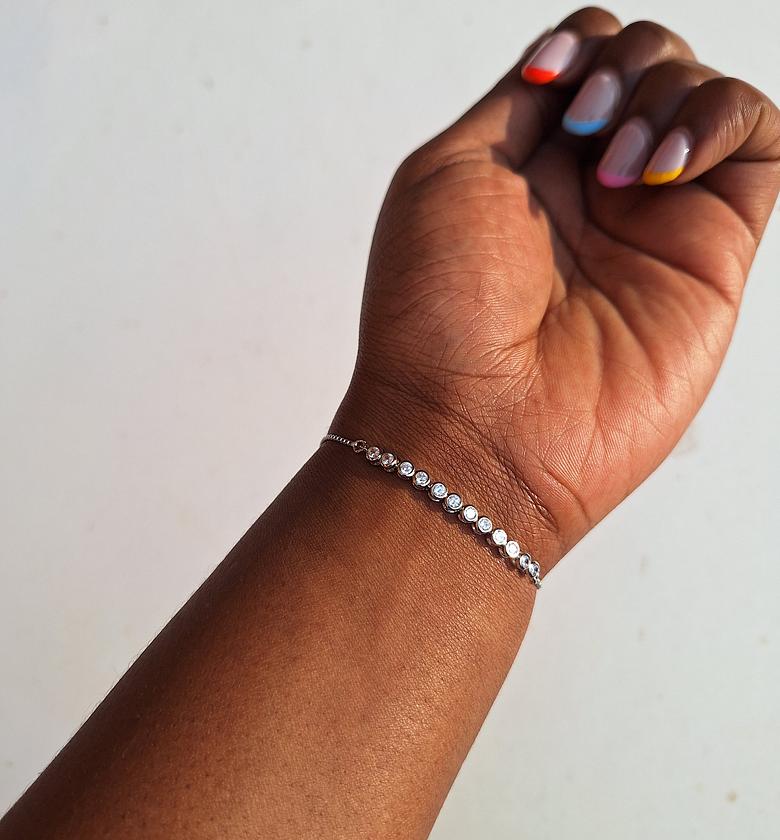 Drawstring design Hypoallergenic, non-tarnish, and anti-fading Silver Coated Bracelet✨️ KES 1200/= image