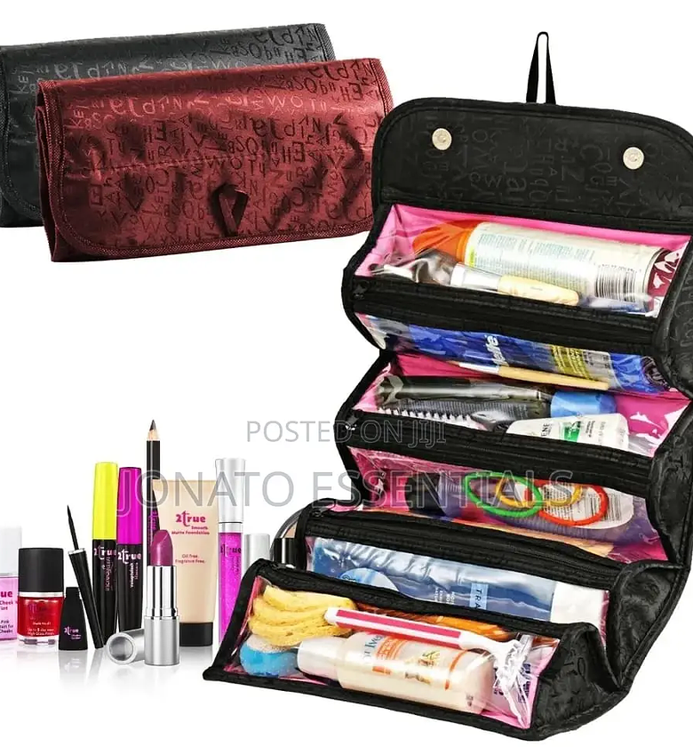 Roll N Go Cosmetics Or Toiletries Or Makeup Organizer image