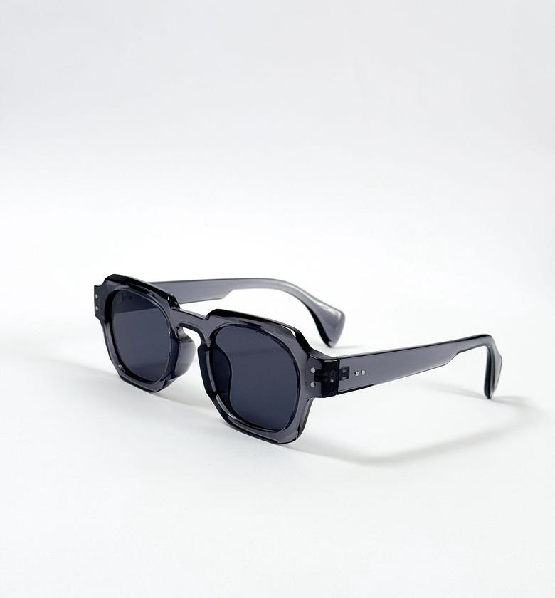 Diaz Grey Hexagon Sunglasses image