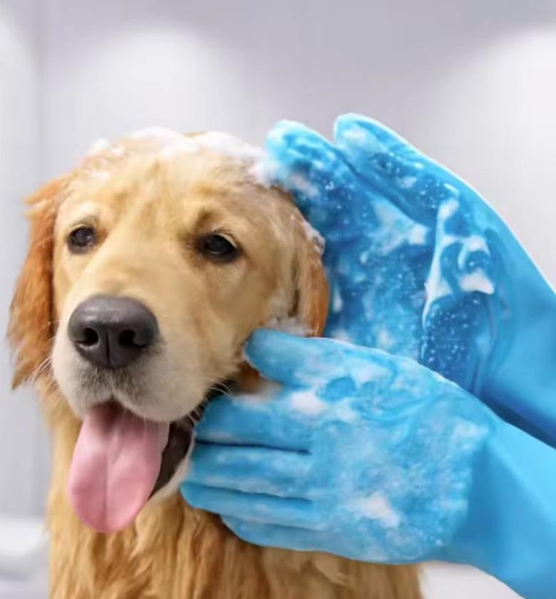 Pet Grooming And Cleaning Gloves image