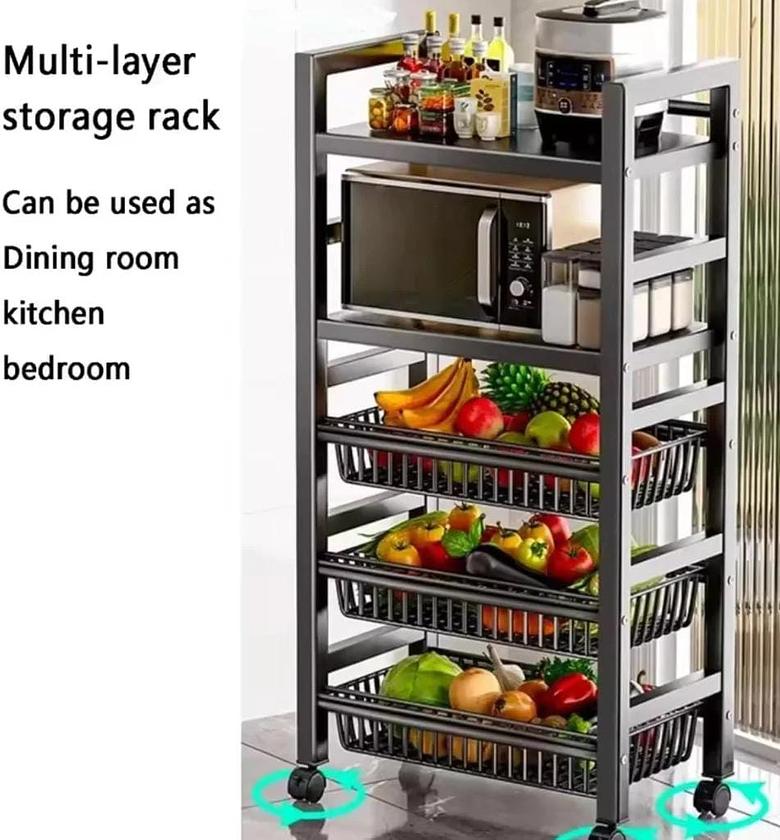 5 layers Multifunctional Metallic rack image