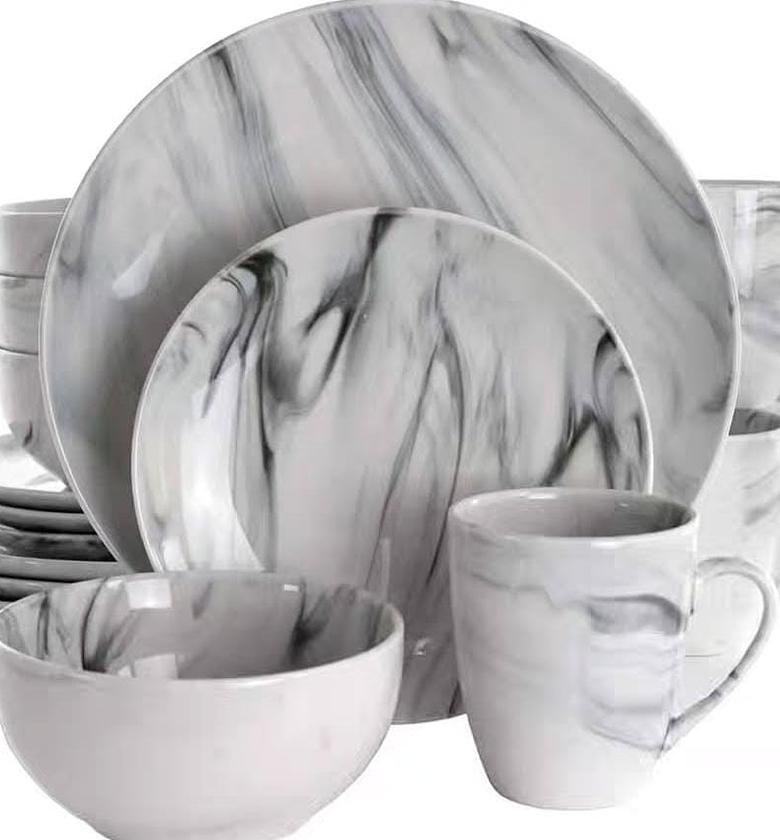 24pc ceramic dinner set image