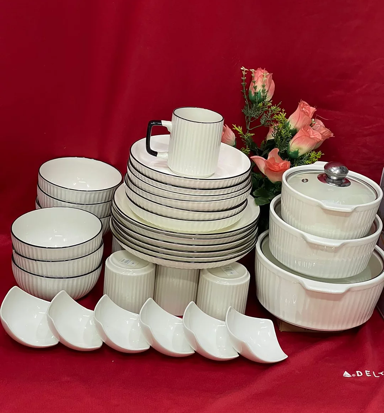 Japanese Dinner Serving Set image