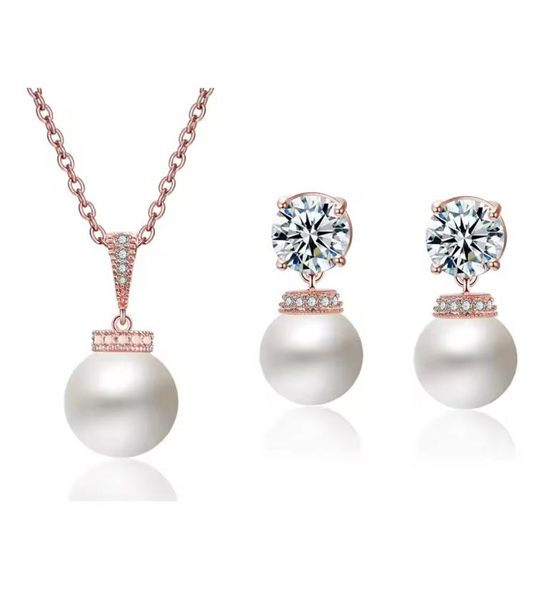 Luminous Orbit Pearl Set image