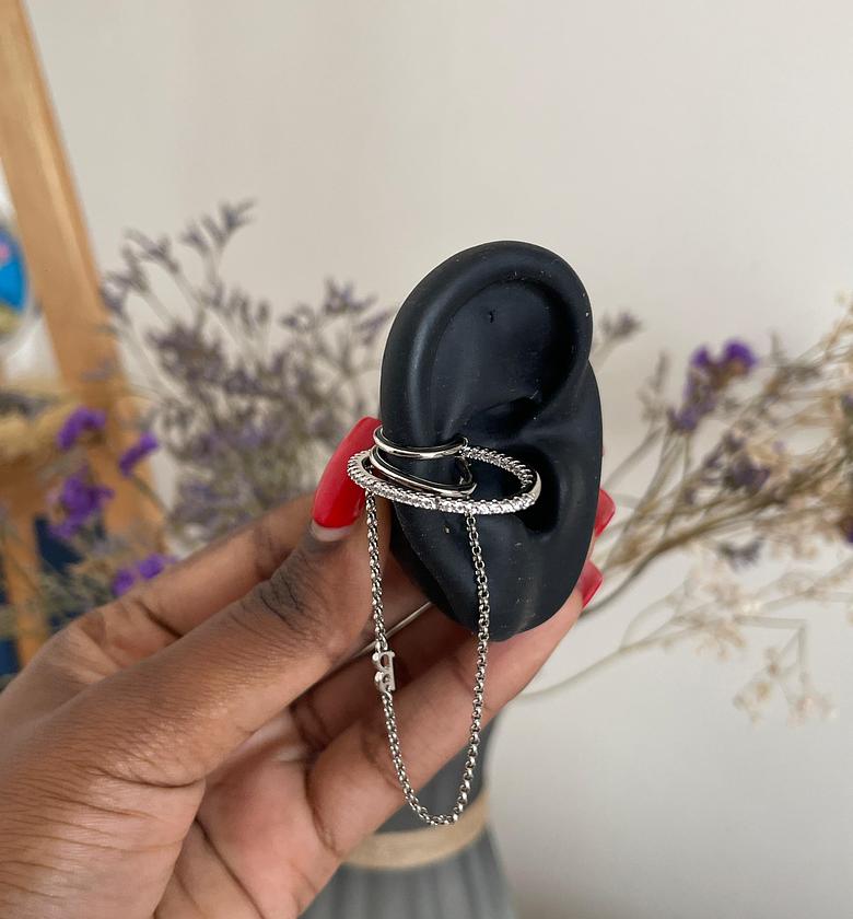 Linked Luxe Ear Cuff image