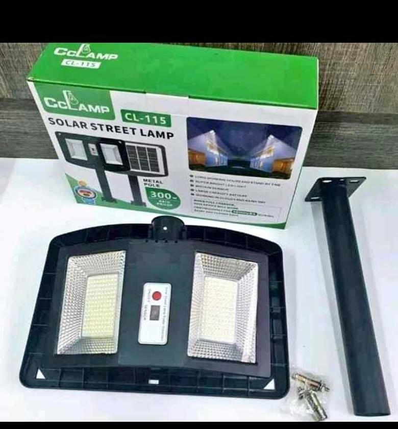 Street Lamp with 300watts Rain Proof Long working hours and stand by time  Super bright led light With Metal Pole image