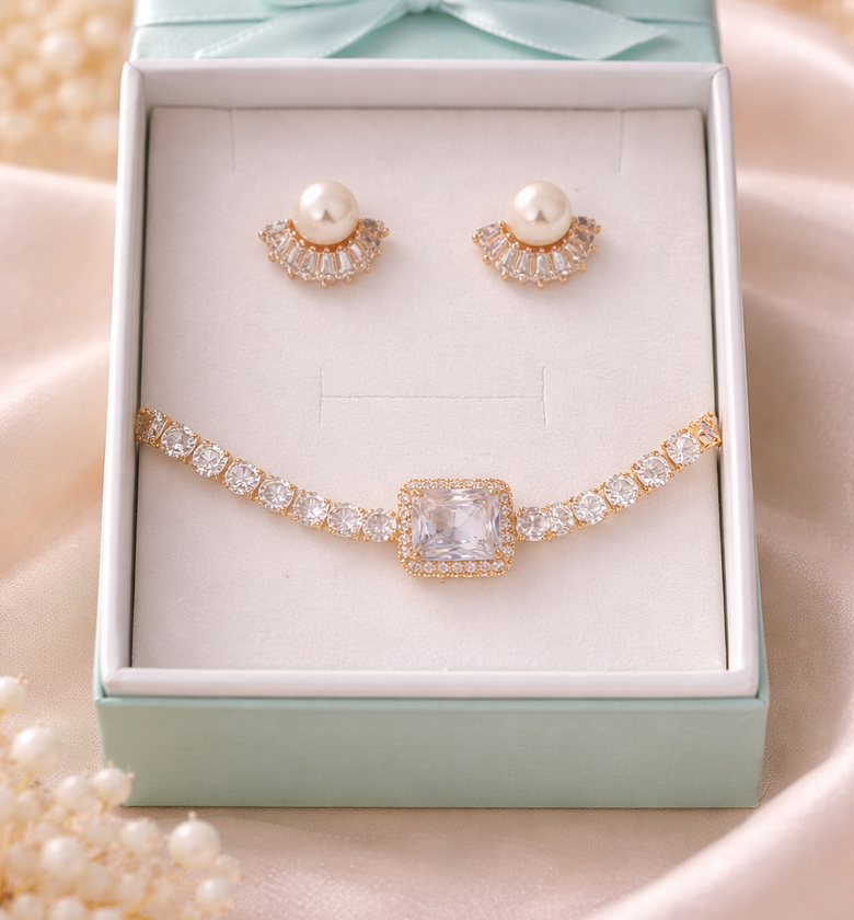 Bracelet earring set image