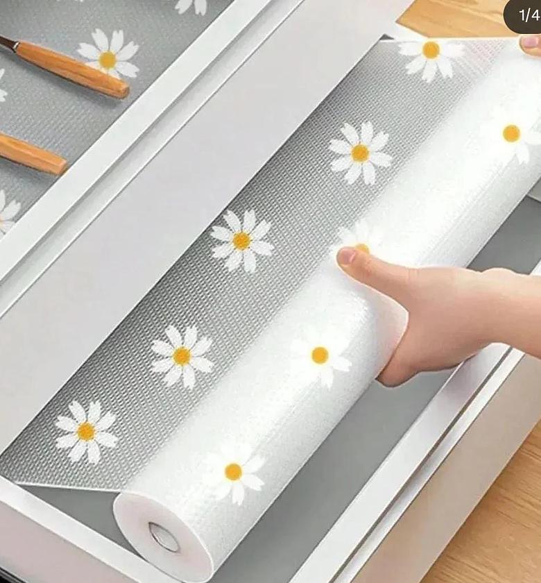 Daisy flower Pattern Kitchen Drawer Liners image