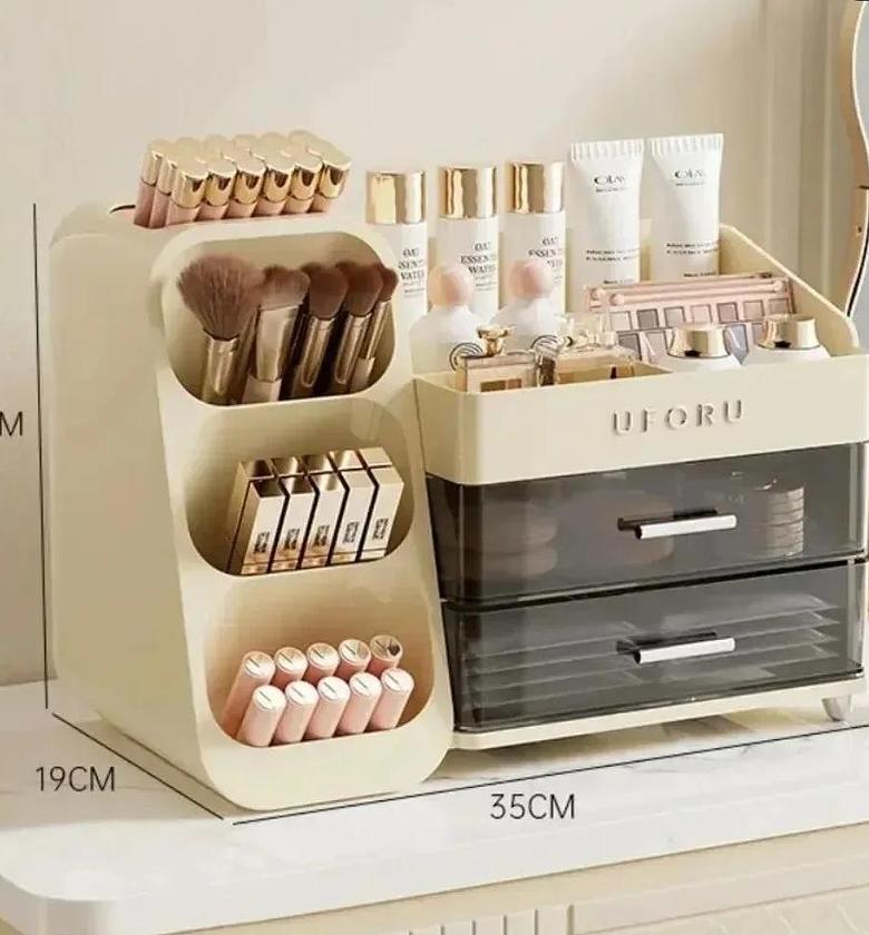 Makeup storage box/cosmetic organizer image