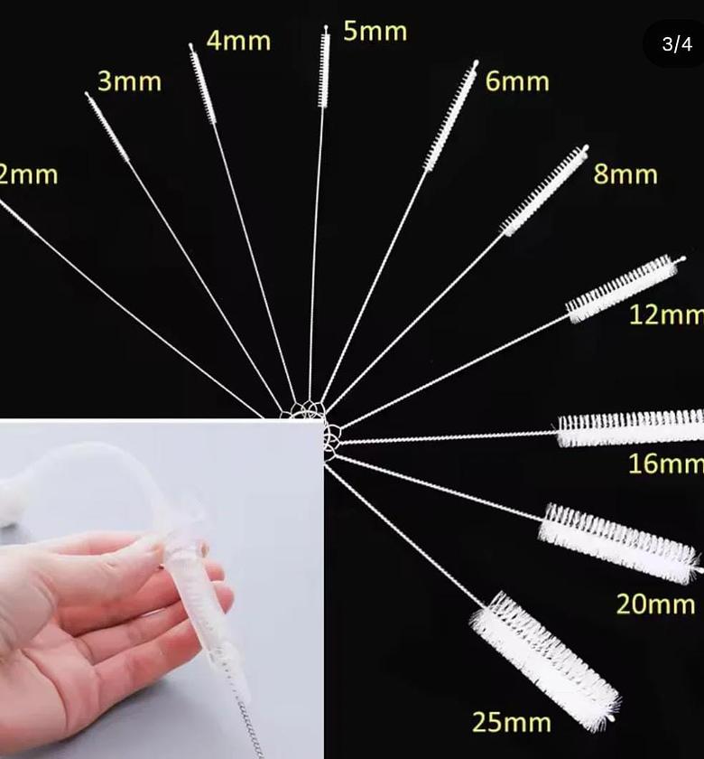 10pcs Drinking Straw Cleaning Brush Set image