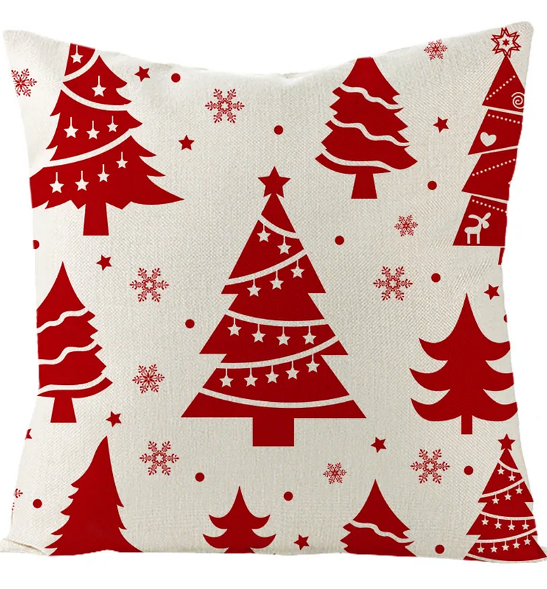 Christmas-Themed Throw Pillow Covers – 45x45cm image
