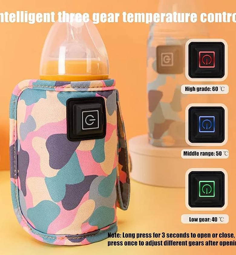 BOTTLE WARMER BAG. intelligent 3 temperature control mini bottle warmer bag image