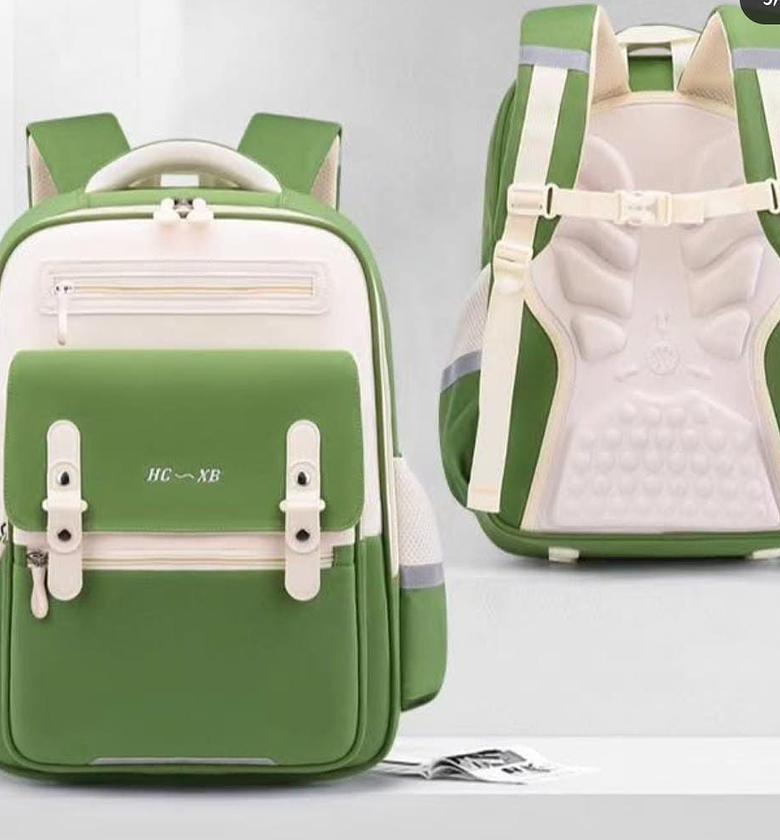 Waterproof orthopedic backpack schoolbag image