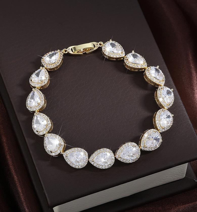 Water Drop Cubic Zirconia bracelets image
