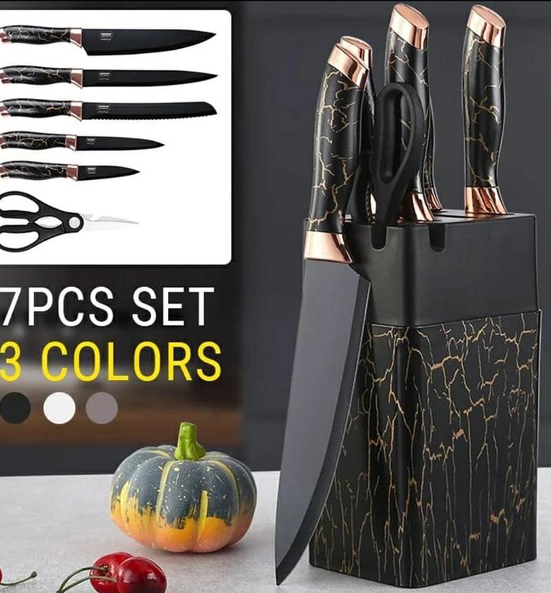 7 Pcs Quality Knife Set image