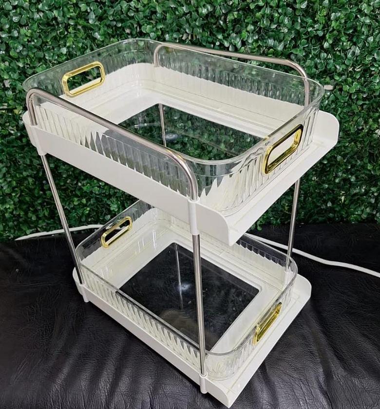 Luxury 2 Tier multipurpose Storage Rack image