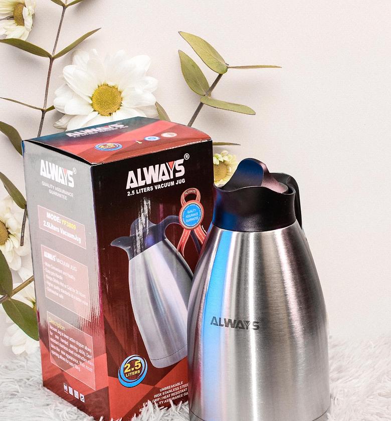 Always Stainless Steel Always Vacuum Flask 3l image