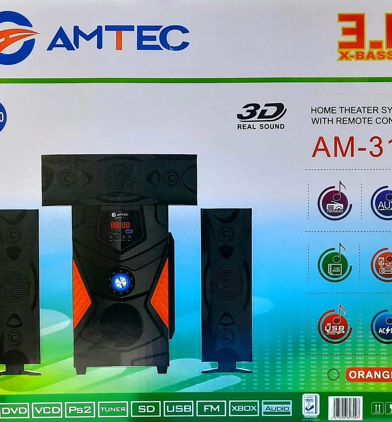 Amtec AMTEC-312 3.1 Bluetooth Sub-woofer 12000Watts image
