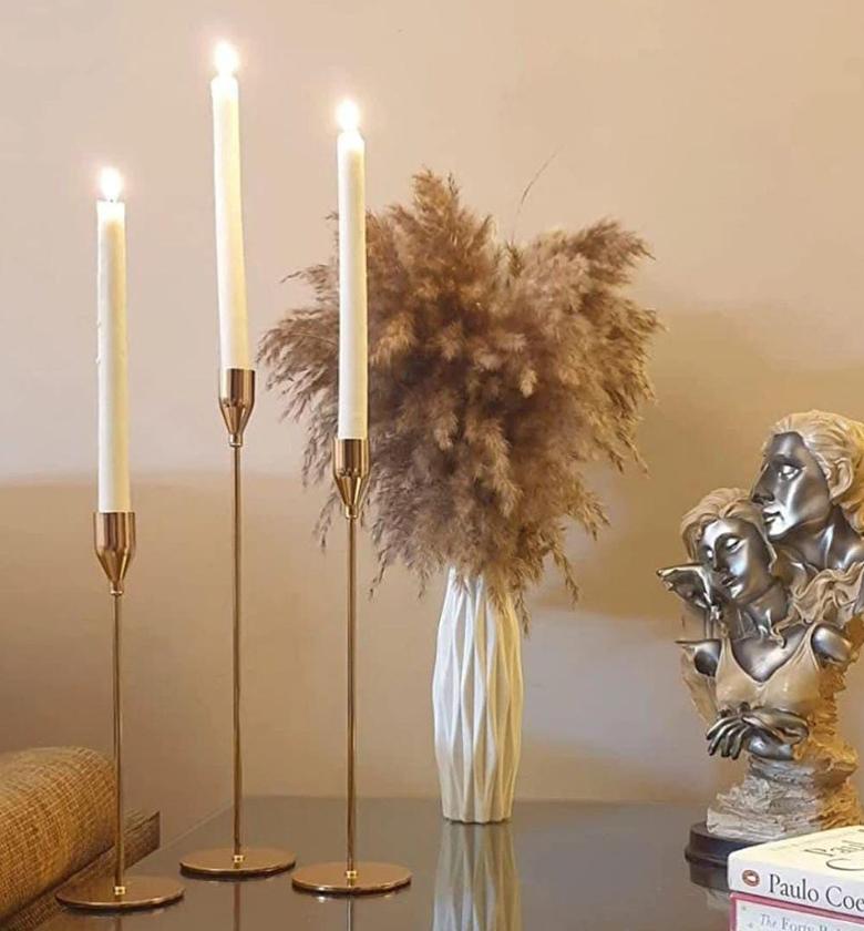 3 Pcs Luxurious candle holders image