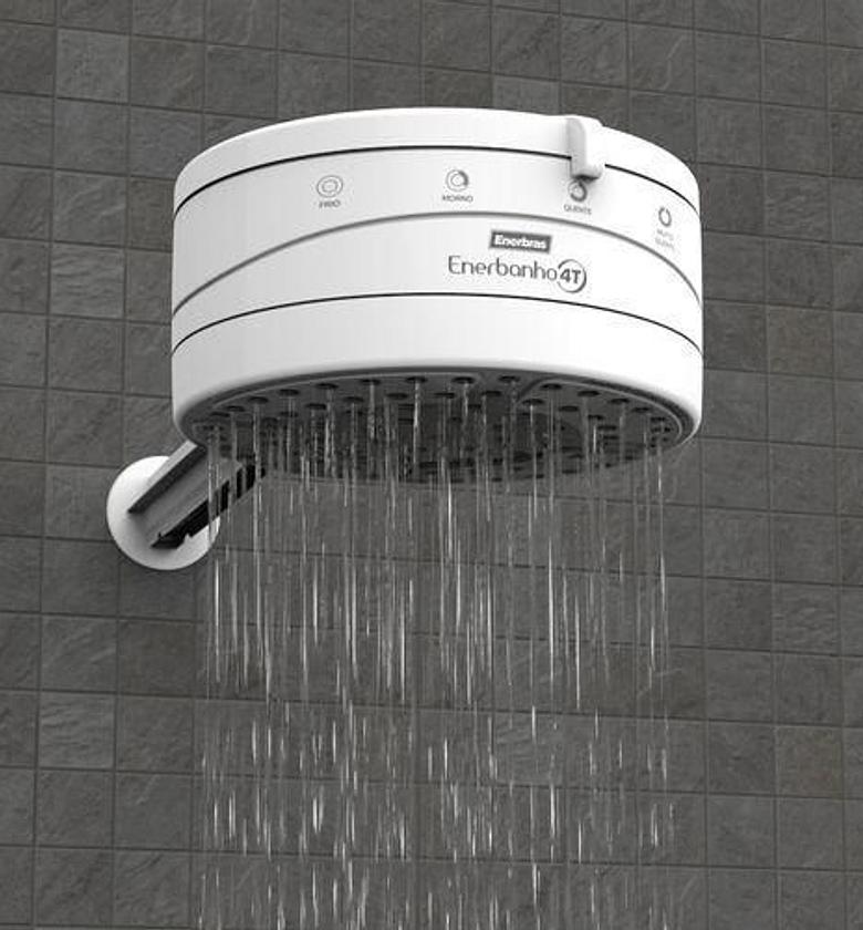 Enerbras 4T Instant Hot Shower Head Water Heater Salty & Normal image