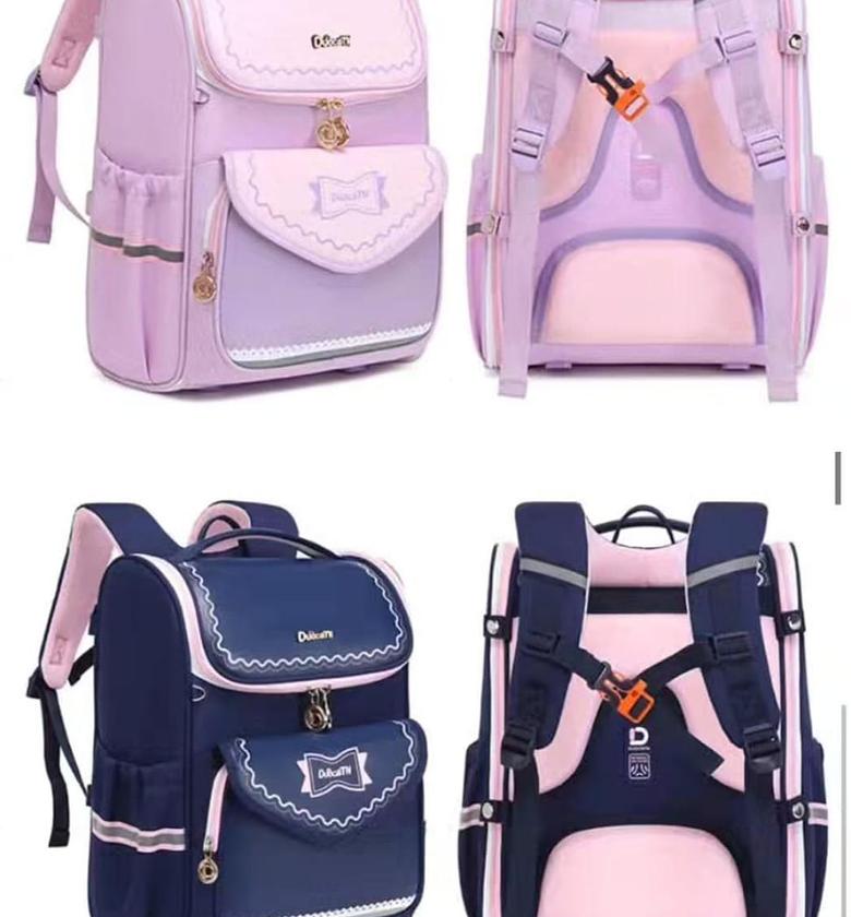 Waterproof orthopedic backpack schoolbag image