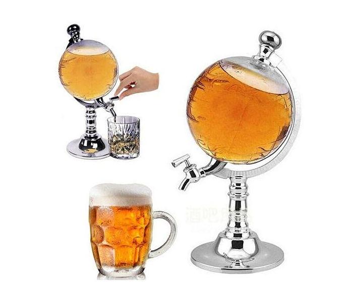 Acrylic Globe Juice Dispenser Wine Beer Dispenser-3.5 Litres image