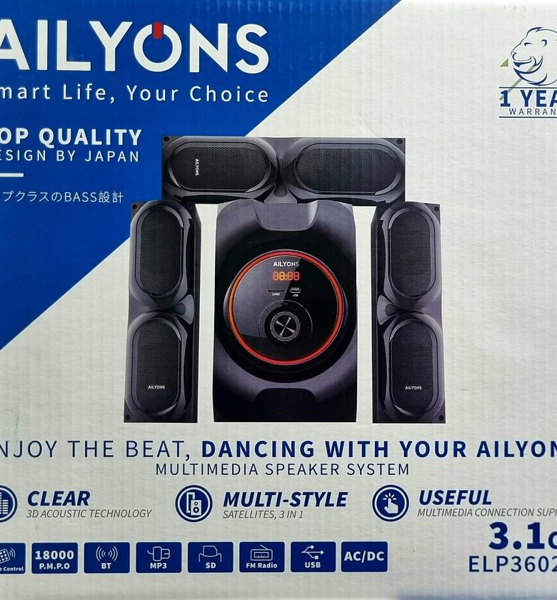 AILYONS ELP3602K 3.1CH Multimedia Speaker image