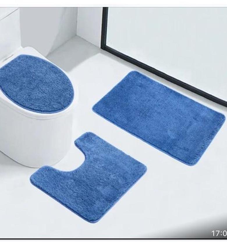 TOILET MAT. Super absorbent 3 pcs Bathroom/Toilet mats image