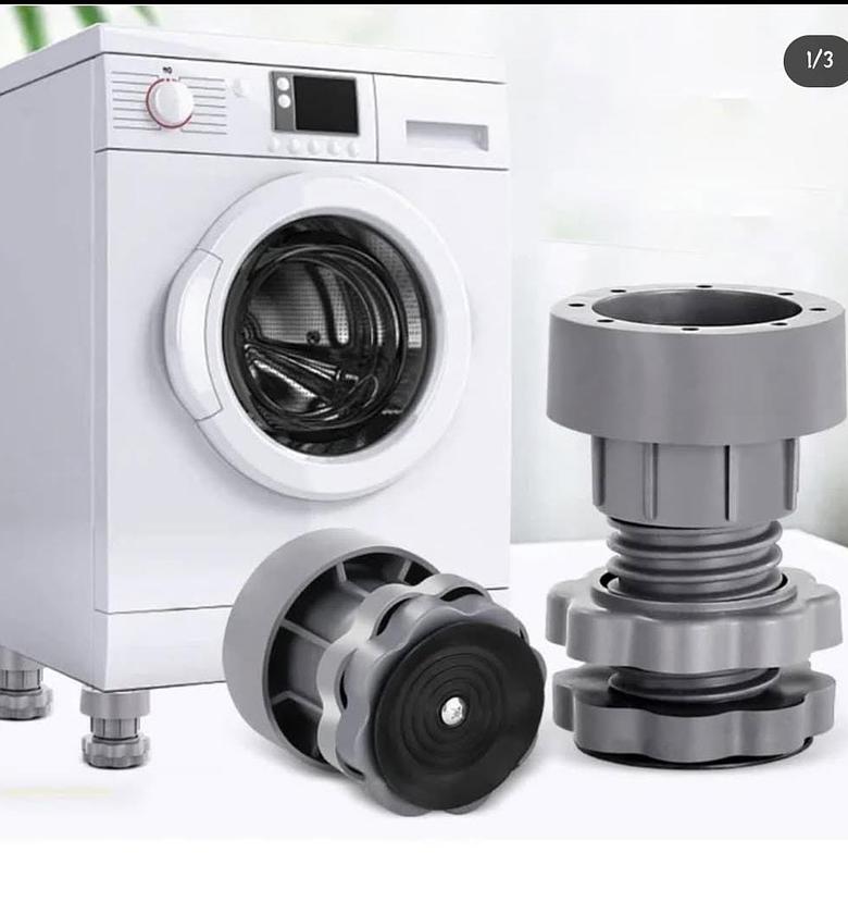 4pcs adjustable anti-vibration washing machine pads. image